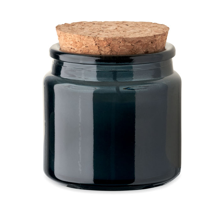 Bougie parfumée à personnaliser en verre Valo Bleu marine